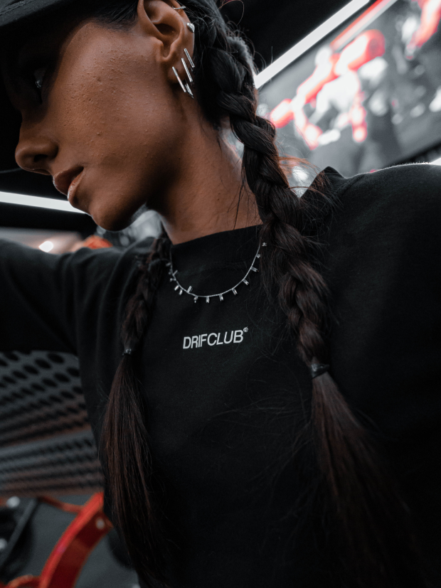 Camiseta Oversized Drif Club ( Preta ) Drif Oficial