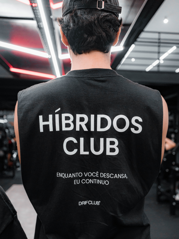 Regata Oversized Drif Club ( Preta ) Drif Oficial