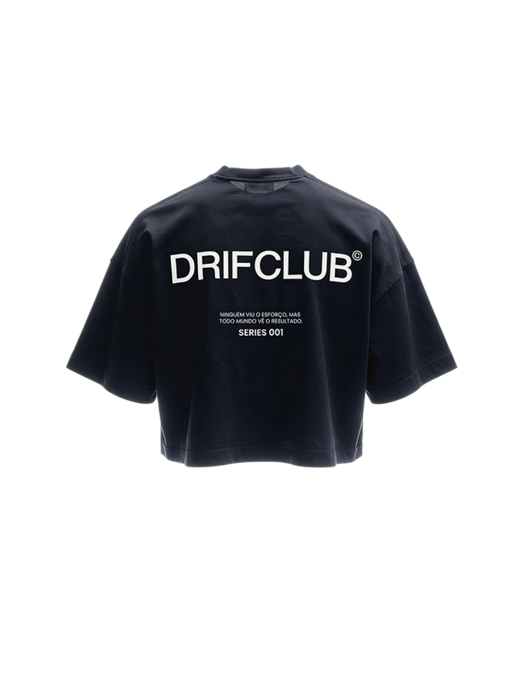 Camiseta Cropped oversized Drif Club ( Preta ) Drif Oficial